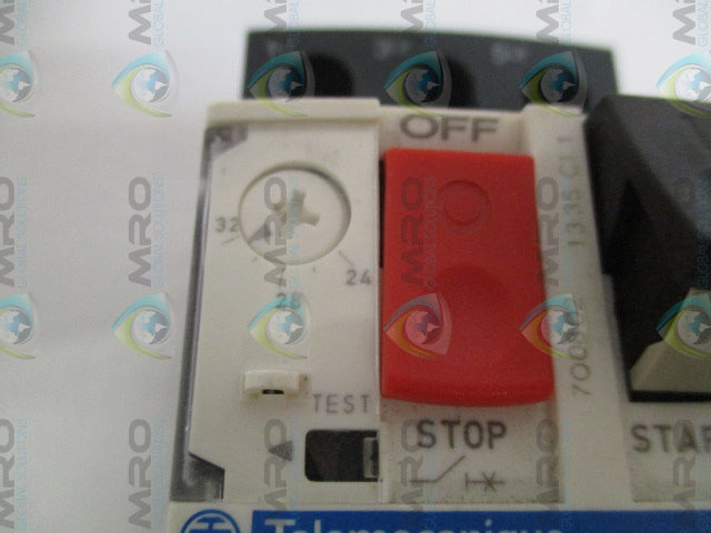 TELEMECANIQUE GV2ME32 MOTOR STARTER 24-32A *USED*