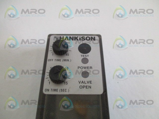 HANKISON NEMA 4/IP65 ELECTRONIC TIMER 1-15 SEC. / 1-45 MIN. *USED*