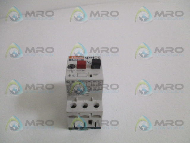 LOVATO LMS25 MANUAL MOTOR PROTECTOR 1-1.6A *USED*