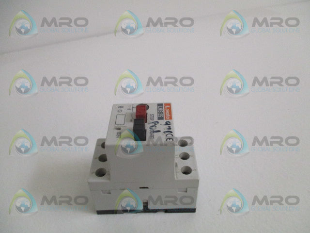 LOVATO LMS25 MANUAL MOTOR PROTECTOR 1-1.6A *USED*