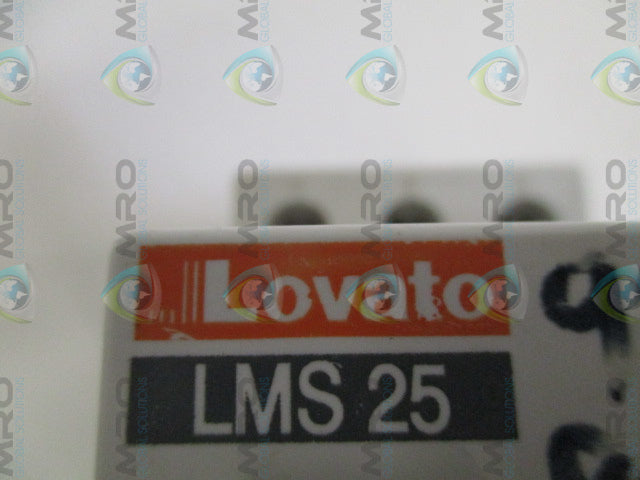 LOVATO LMS25 MANUAL MOTOR PROTECTOR 1-1.6A *USED*