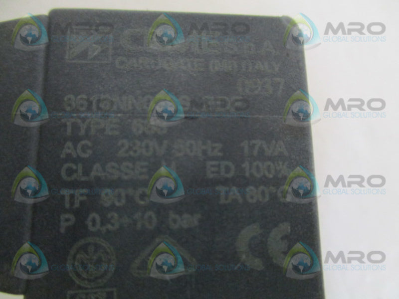 CEME TYPE 688 8618NN039SBDF SOLENOID COIL 230V * USED * – MRO Global ...