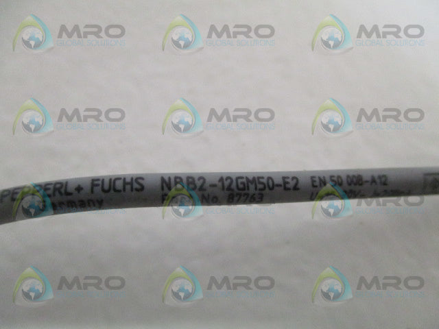 PEPPERL+FUCHS NBB2-12GM50-E2 INDUCTIVE PROXIMITY SENSOR *USED*