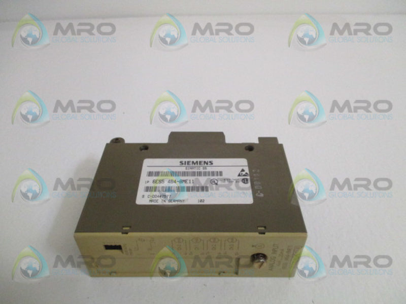 SIEMENS SIMATIC S5 6ES5464-8ME11 ANALOG INPUT MODULE *USED*