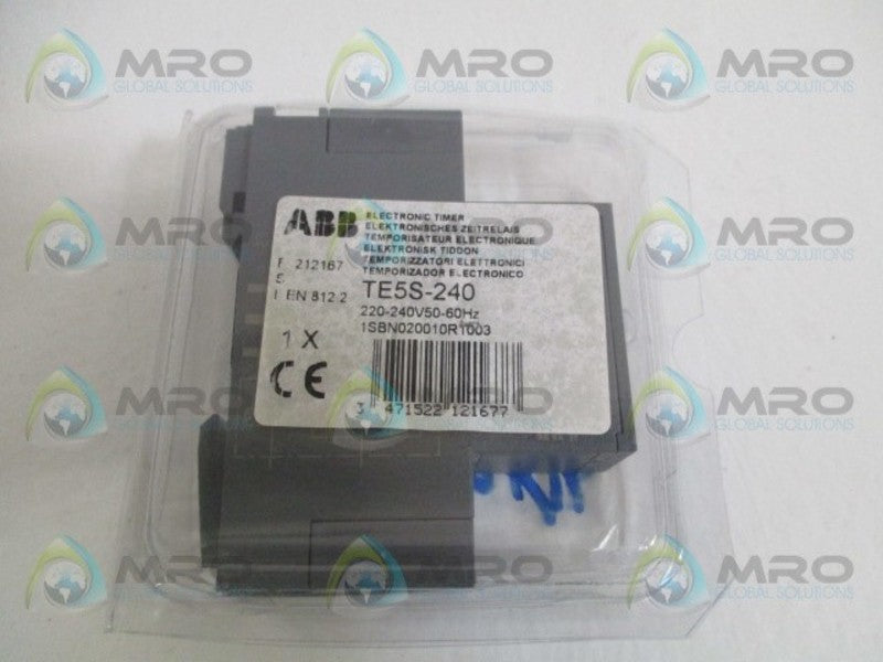 ABB TE5S-240 1SBN020010R1003 ELECTRONIC TIMER * NEW IN ORIGINAL PACKAGE *
