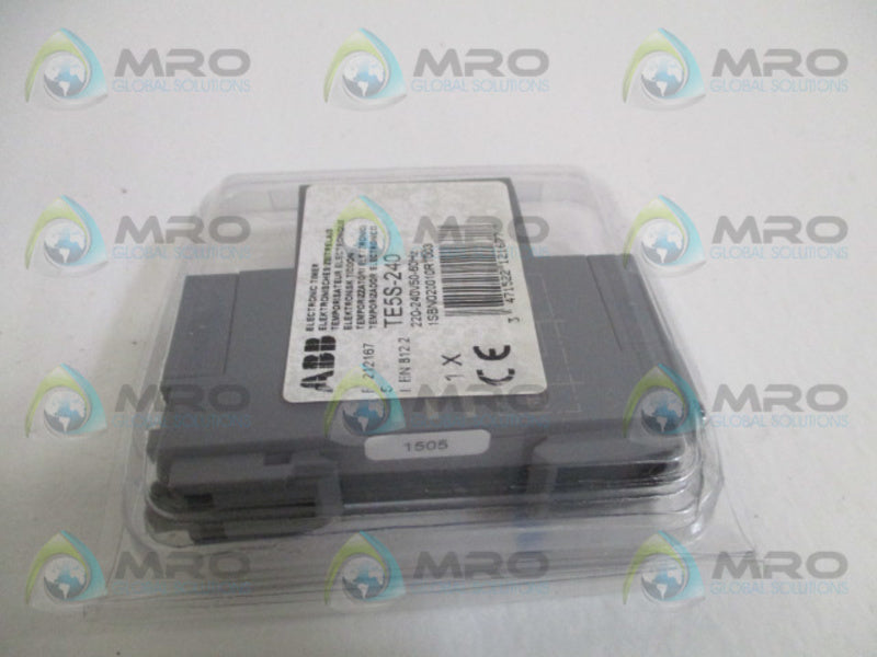 ABB TE5S-240 1SBN020010R1003 ELECTRONIC TIMER * NEW IN ORIGINAL PACKAGE *