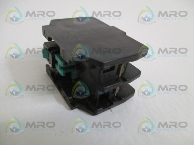 TOGAMI ELECTRIC HAU-2-11 AUXILIARY CONTACT UNIT *USED*