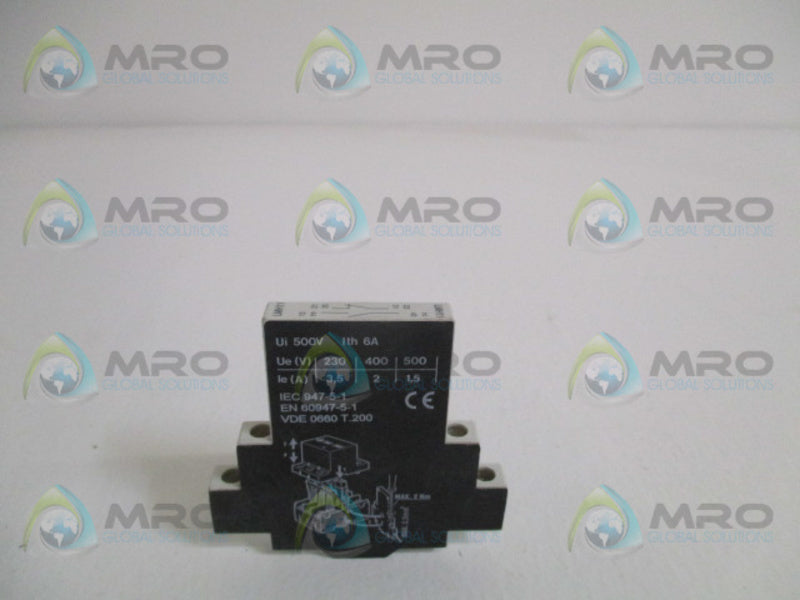 LOVATO LMH11 AUXILIARY CONTACT BLOCK *USED*