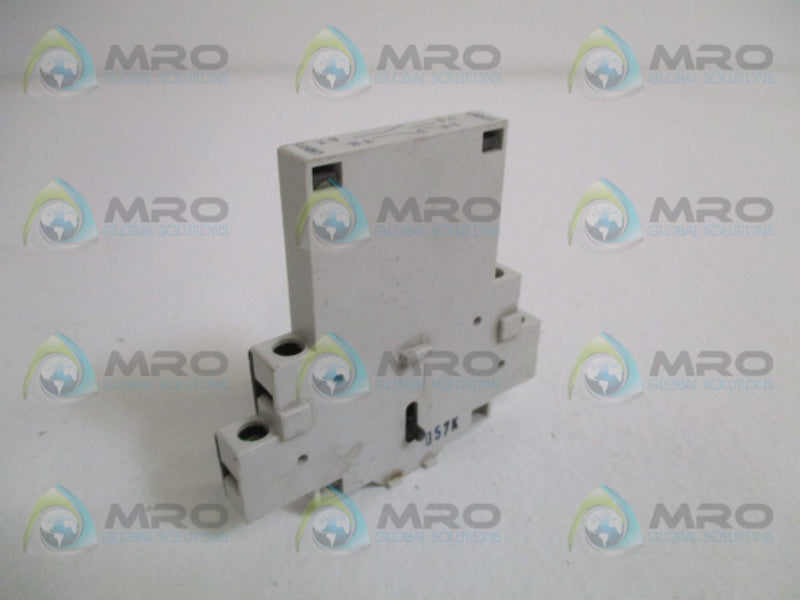 LOVATO LMH11 AUXILIARY CONTACT BLOCK *USED*