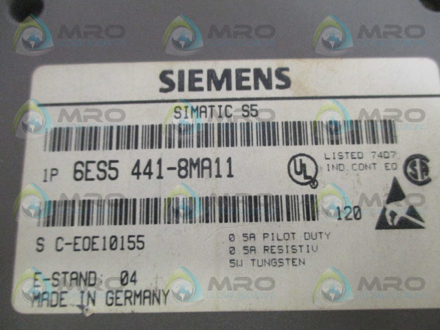 SIEMENS 6ES5441-8MA11 *USED*