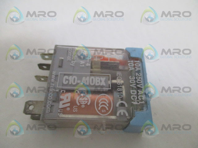 RELECO C10-A10BX RELAY 24VDC *USED*