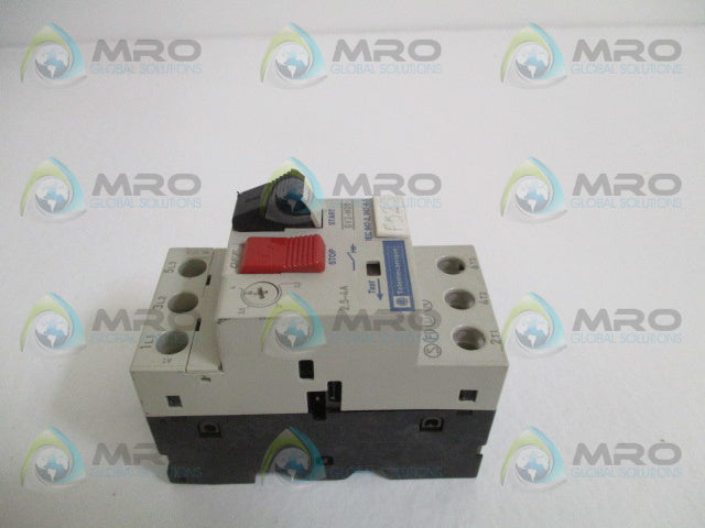 TELEMECANIQUE GV2-M08 MANUAL MOTOR STARTER 2.5-4A*USED*