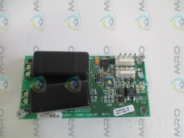 TRANE 6400-1124-03 X13650734-05 DUAL OUTPUT CIRCUIT BOARD *NEW NO BOX*
