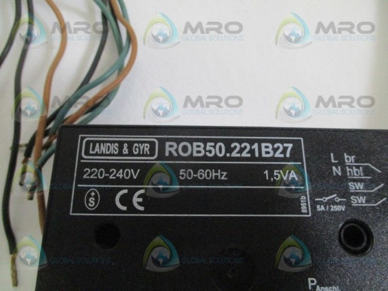LANDIS & GYR ROB50.221B27 TEMPERATURE CONTROLLER *NEW NO BOX*