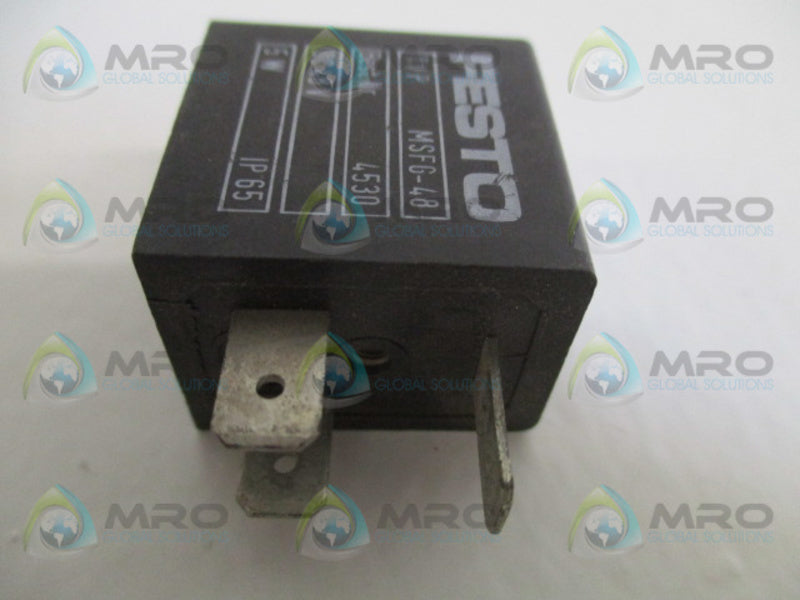 FESTO MSFG-48 SOLENOID COIL 48VDC  UNMP