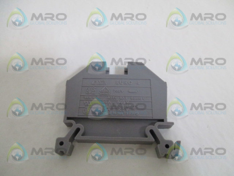 INDUSTRIAL MRO EURO 4 TERMINAL BLOCK *USED*