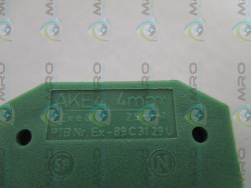 WEIDMULLER AKE4 TERMINAL BLOCK  NSNP
