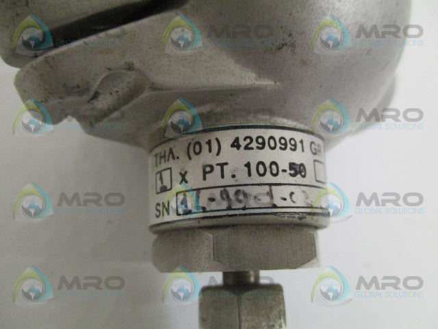 UTECO PT.100 TEMPERATURE SENSOR PROBE *USED*