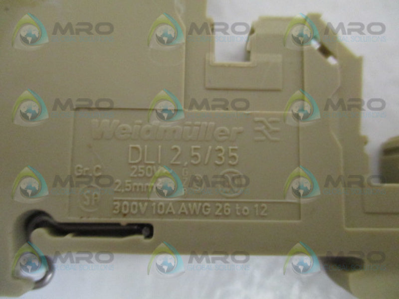 WEIDMULLER DLI2,5/35 TERMINAL BLOCK  UNMP