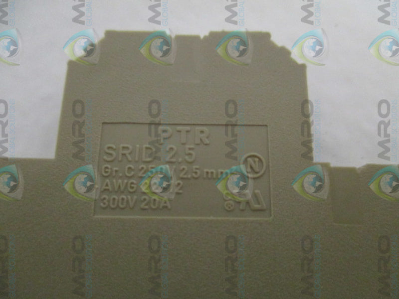 PTR SRID2,5 TERMINAL BLOCK  NSNP