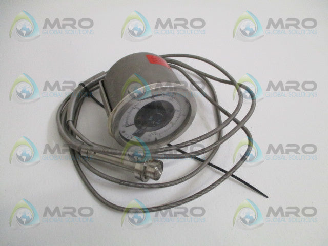 TETRA PAK OPF004-2-P PRESSURE GAUGE 0/600 PSI 0/400 BAR *USED*