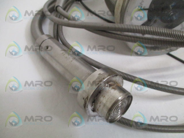 TETRA PAK OPF004-2-P PRESSURE GAUGE 0/600 PSI 0/400 BAR *USED*