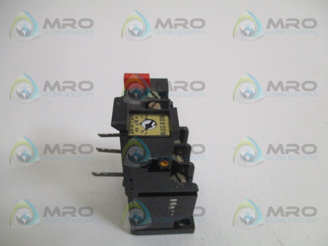 PETERCEM R0S8DM OVERLOAD RELAY 1.6-2.4A *USED*