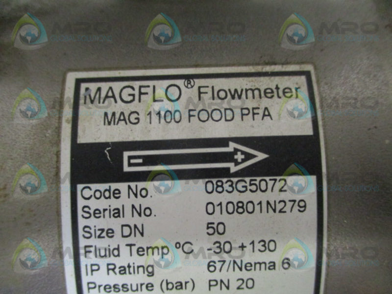 DANFOSS MAGFLO MAG1100 083G5072  UNMP