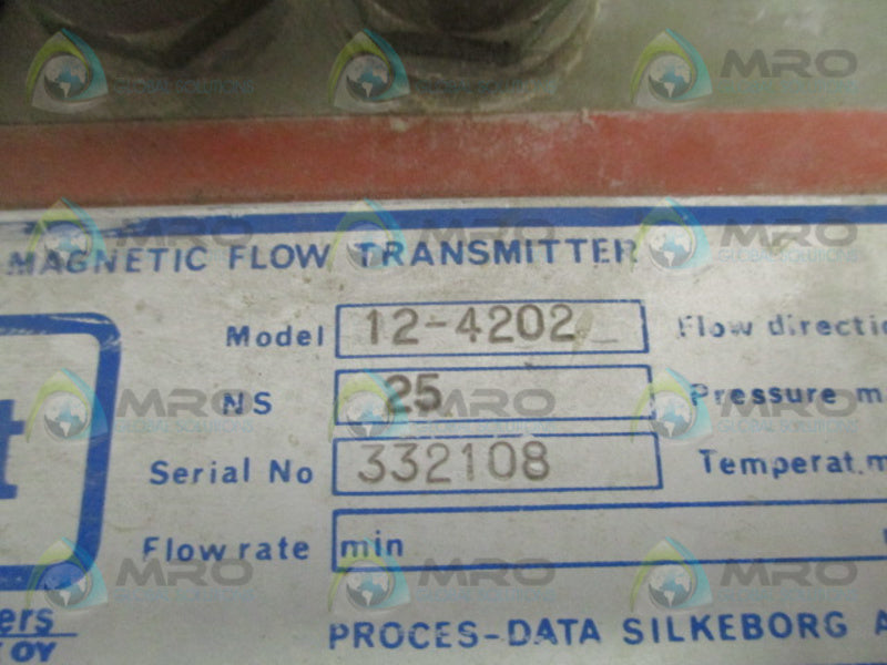 OT-METERS 12-4202 MAGNETIC FLOW TRANSMITTER  UNMP