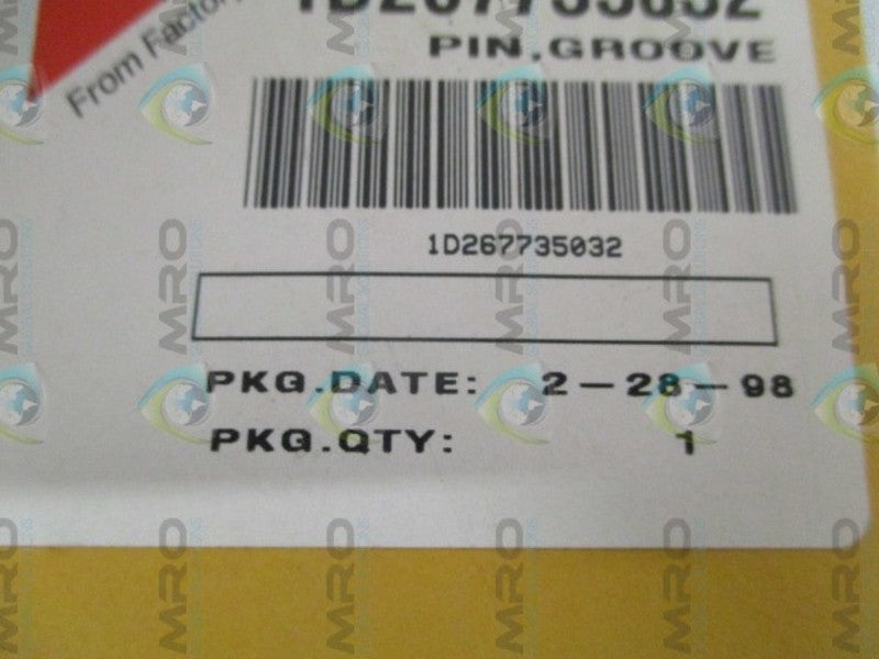FISHER 1D267735032 GROOVE PIN  NSMP