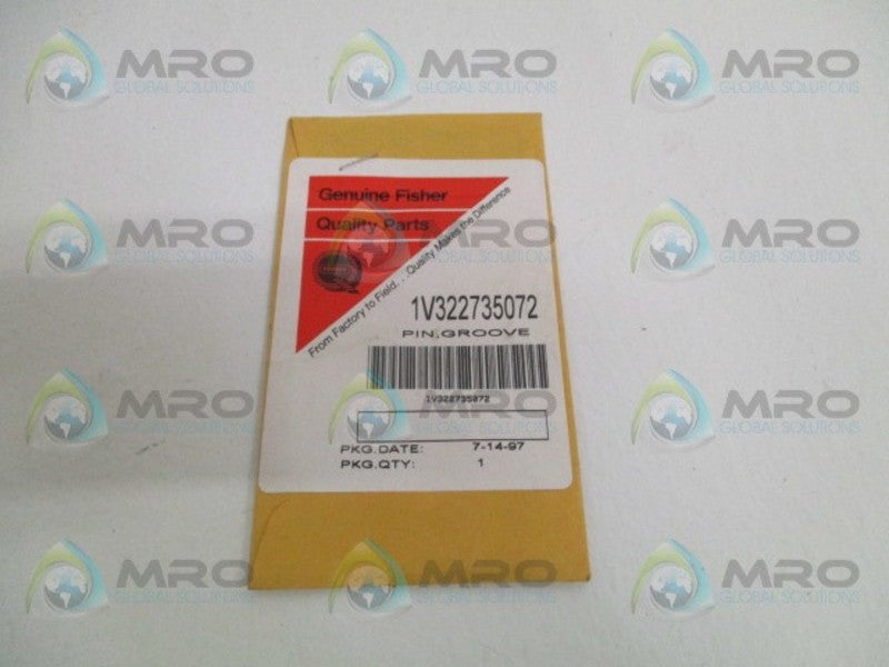 FISHER 1V322735072 GROOVE PIN * NEW IN ORIGINAL PACKAGE *
