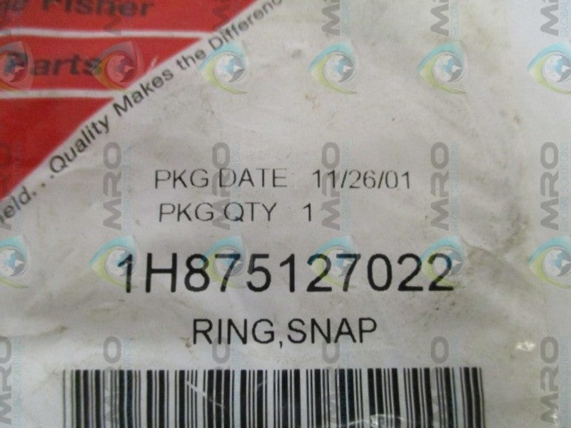 FISHER 1H875127022 SNAP RING  NSMP