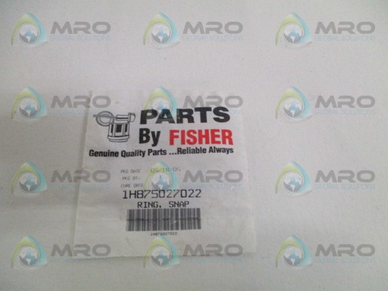 FISHER 1H875027022 SNAP RING * NEW IN FACTORY BAG *