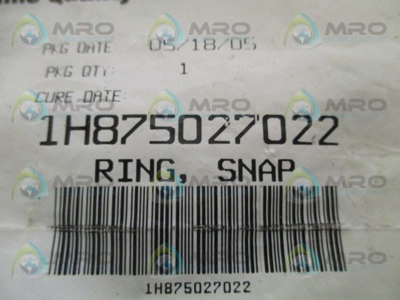 FISHER 1H875027022 SNAP RING * NEW IN FACTORY BAG *
