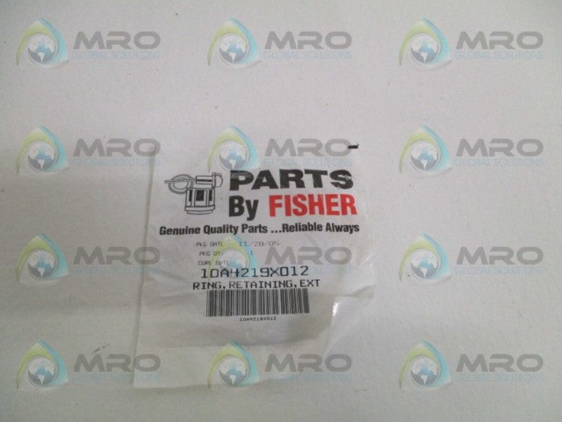 FISHER 10A4219X012 EXT RETAINING RING * NEW IN ORIGINAL PACKAGE *