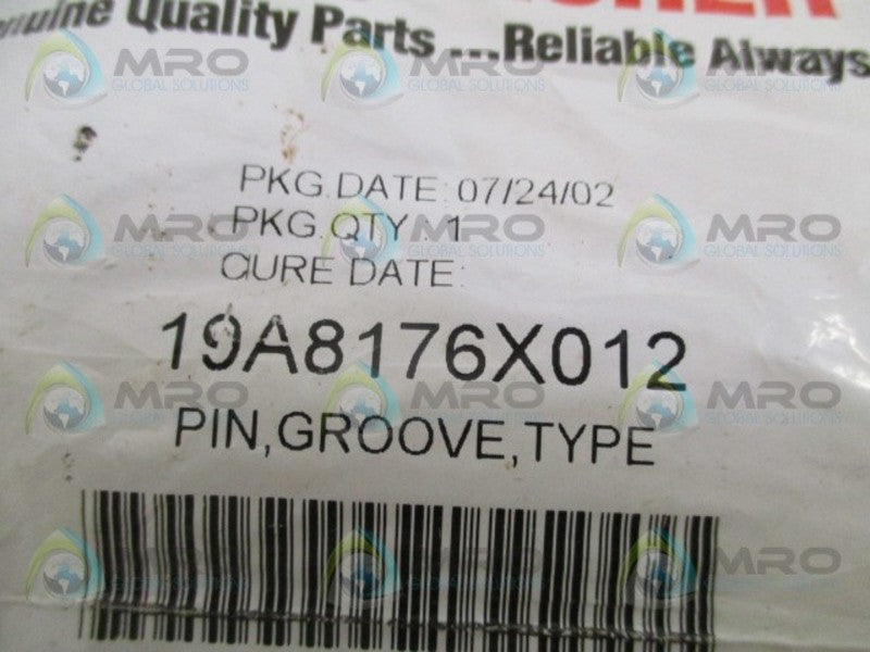 FISHER 19A8176X012 GROOVE PIN  NSMP