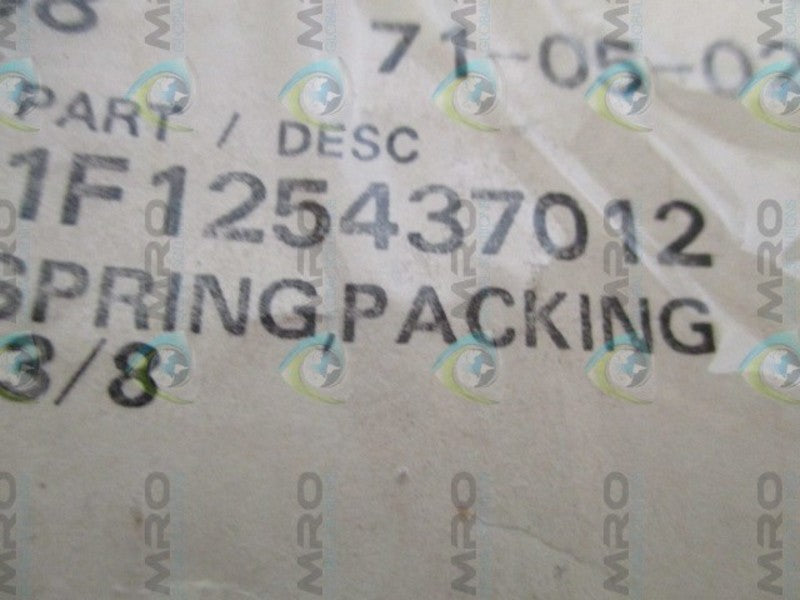 FISHER 1F125437012 PACKING SPRING  NSNP