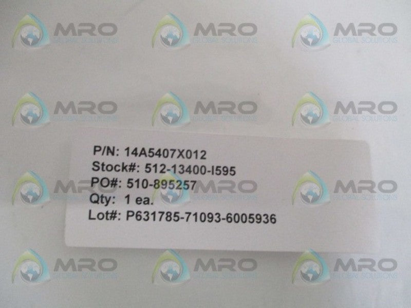 FISHER 14A5407X012 O-RING  NSMP