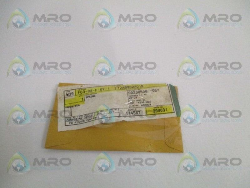 FISHER 12A8902X012 SPRING  NSMP