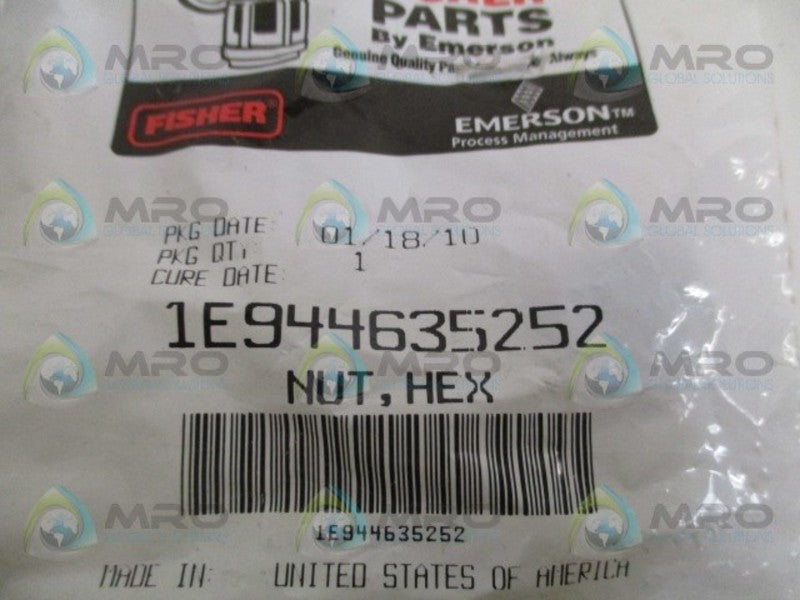 FISHER 1E944635252 HEX NUT  NSMP