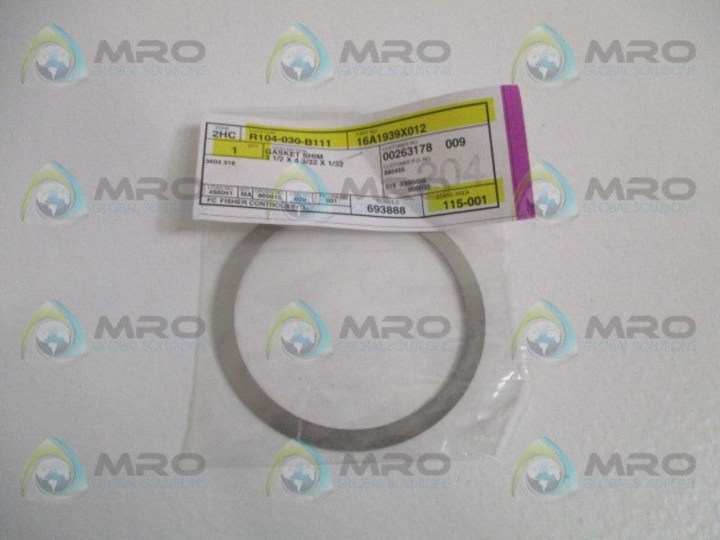 FISHER 16A1939X012 GASKET SHIM  NSNP