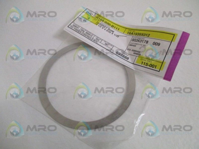 FISHER 16A1939X012 GASKET SHIM  NSNP