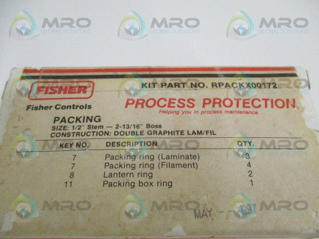 FISHER RPACKX00172 PACKING KIT *NEW IN BOX*