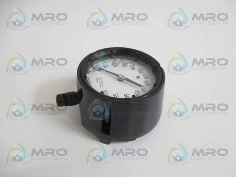 ASHCROFT 0-600 PSI PRESSURE GAUGE  UNMP