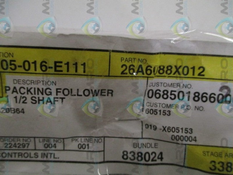 FISHER 26A6088X012 PACKING FOLLOWER  NSNP
