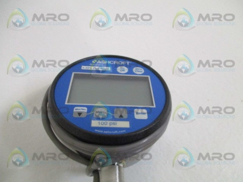 ASHCROFT 302274SD02L-100# PRESSURE GAUGE 100 PSI  NSNP
