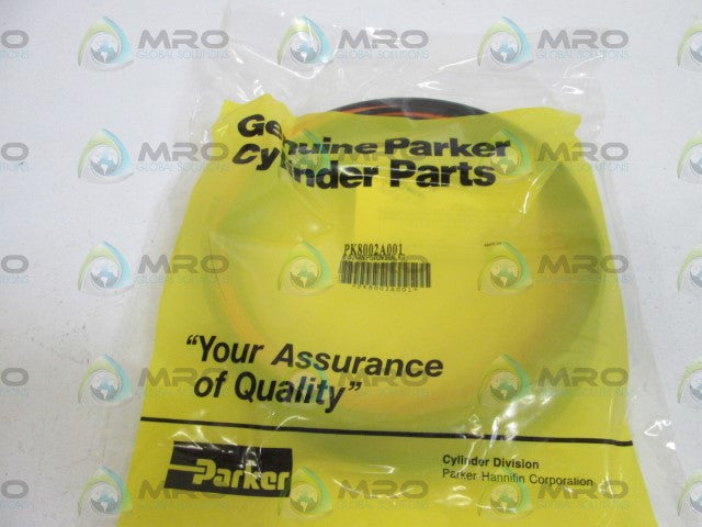 PARKER PK8002A001 8" PISTON SEAL KIT *NEW IN BOX*