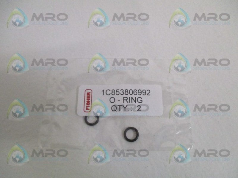 FISHER 1C853806992 O-RING (PKG. OF 2) * NEW IN FACTORY BAG *
