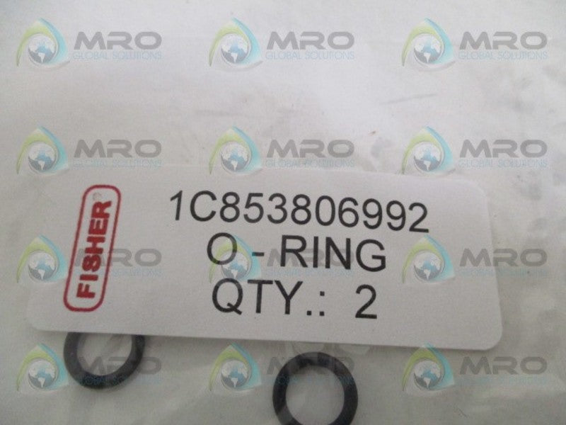 FISHER 1C853806992 O-RING (PKG. OF 2) * NEW IN FACTORY BAG *