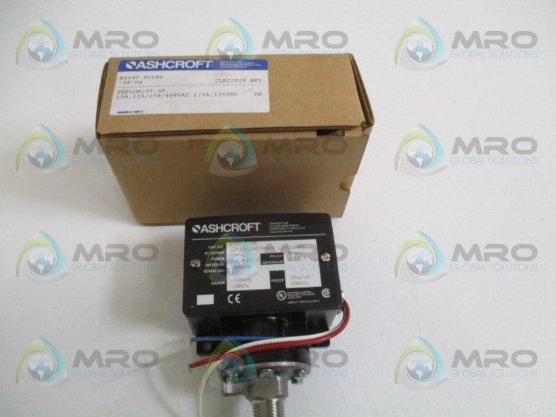ASHCROFT B464TXJL06 PRESSURE SWITCH -30"Hg  NSMP